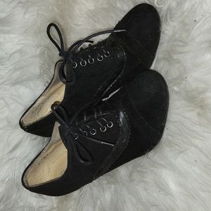 Suede Maryjane Heels size 5.5